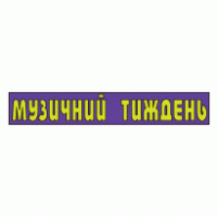 Muzychny Tyzhden logo vector logo