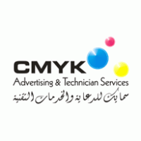 CMYK Advertising & Technician Services logo vector logo