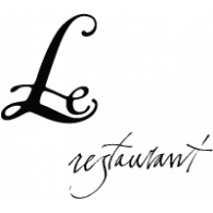 Le restaurant logo vector logo