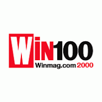 Win100 logo vector logo
