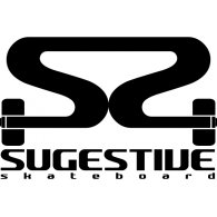 Sugestive Skateboard logo vector logo