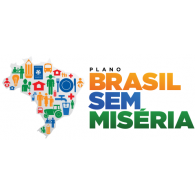 Brasil sem miséria logo vector logo