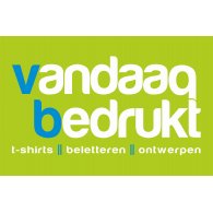 Vandaag Bedrukt logo vector logo