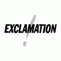 Exclamation logo vector logo