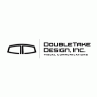 DoubleTake Design logo vector logo
