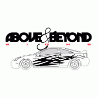 Above & Beyond Signs logo vector logo