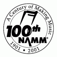 NAMM 100th logo vector logo
