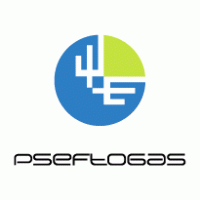 Pseftogas logo vector logo