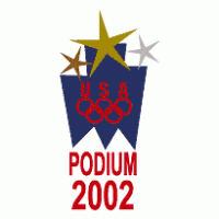 Podium 2002 logo vector logo