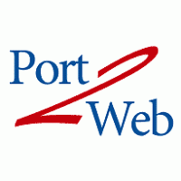 Port2Web logo vector logo