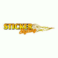 Sticker Styling logo vector logo