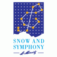 St. Moritz Snow and Symphony logo vector logo