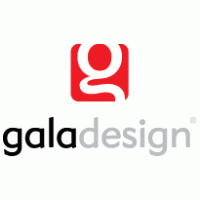Gala design logo vector logo