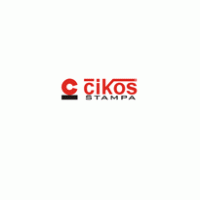 Cikos stampa logo vector logo
