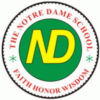 Notre Dame School logo vector logo
