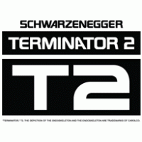 Terminator 2 logo vector logo
