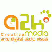 a2k creative media logo vector logo