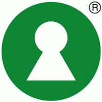 Nåckelhålsmärkt logo vector logo