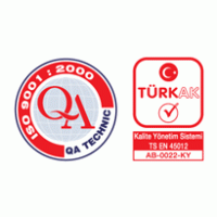 QA TECHNIC & TURK AK logo vector logo