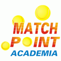 Academia Match Point de Tenis e Squash logo vector logo