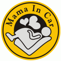 Mama in Car logo vector logo