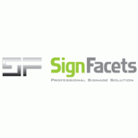 Sign Facets logo vector logo
