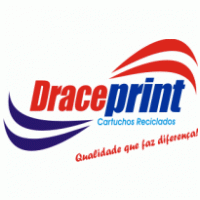 Draceprint logo vector logo