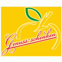 Genuss schenken logo vector logo