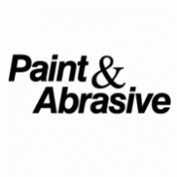 Paint & abrasive logo vector logo