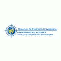 direccion de extension universitaria universidad wiener logo vector logo