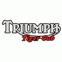 Triumph Tiger Cub logo vector logo