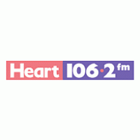 Heart 106.2 FM logo vector logo