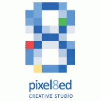 Pixel8ed Creative Studio logo vector logo
