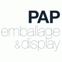 PAP emballage & display logo vector logo