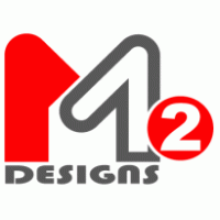 M2 Design logo vector logo