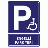 engelli park yeri logo vector logo