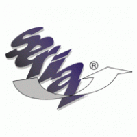 Serial Black & White logo vector logo