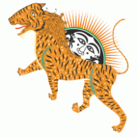 Registan Lion logo vector logo