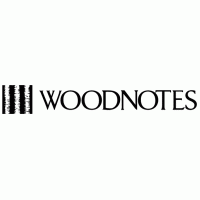 woodnotes logo vector logo