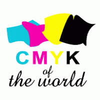 CMYK of the world logo vector logo