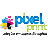 Pixel Print logo vector logo