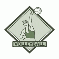 Volleyball logo vector logo