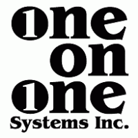One on One Systems logo vector logo