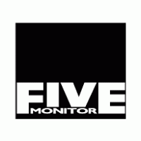 Five Monitor logo vector logo