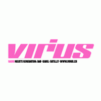 Virus logo vector logo