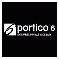 Portico 6 logo vector logo