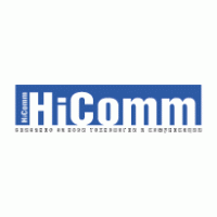 HiComm logo vector logo