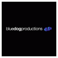 Blue Dog Productions logo vector logo