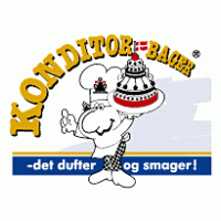 Konditor Bager logo vector logo