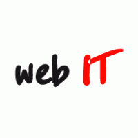 web IT logo vector logo